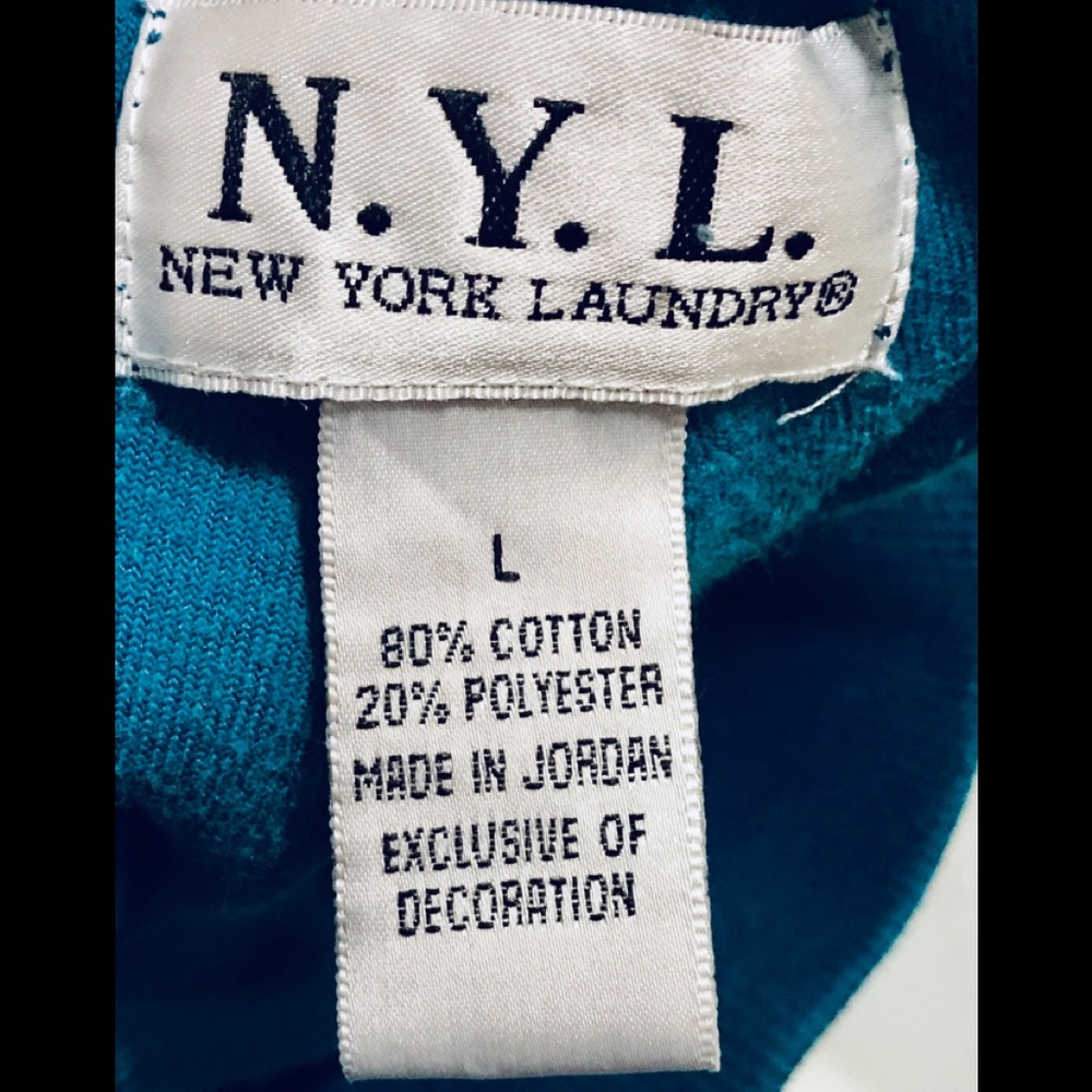 New York Laundry Deep Teal Lounge Pants - Picture 4 of 5